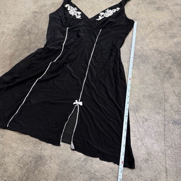 Vintage y2k babydoll lace detail coquette slip dress - Picture 3 of 5